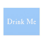 Drink Me Text Post Card
