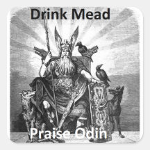 Drink Mead - Praise Odin Sticker