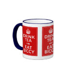Drink Tea and Eat Biccy ~ British Fun Coffee Mug