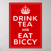 Drink Tea and Eat Biccy ~ British Fun