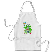 Drink til you Croak Apron