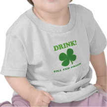 Drink Till Yer Green St Patrick's Day Tshirts