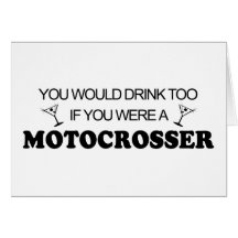 Drink Too - Motocrosser Cards