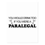 Drink Too - Paralegal Post Card