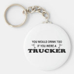 Drink Too - Trucker Keychain