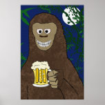 Drinkin' Bigfoot Print