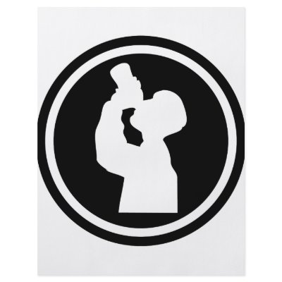 drinking alcohol icon personalized flyer by TomaniacLines