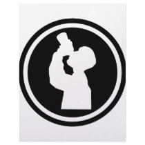 drinking alcohol icon customized letterhead
