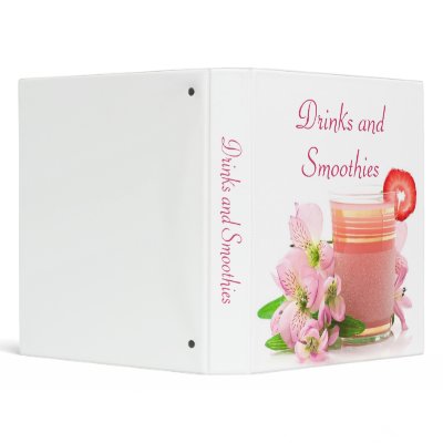 Drinks and Smoothies recipes Binder by Mimmis