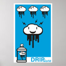 Drip World Blue Print