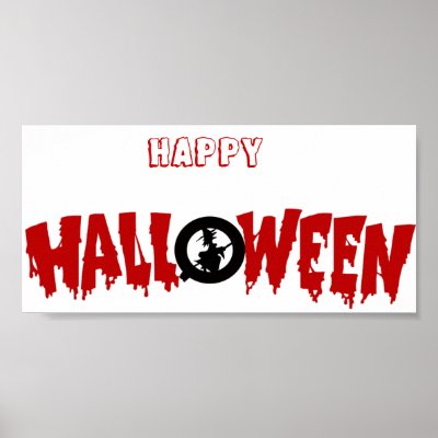 dripping halloween text-poster by spootakular