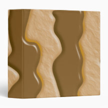 Drips - Chocolate Peanut Butter 3 Ring Binders