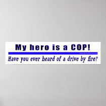 Drive By Fire COP Gift Print