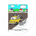 Drive-By Salting Slug Gangs Funny Gifts & Tees Stickers