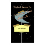 Drive-In Bookmark (star night) business cards