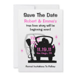 Drive In Newlyweds Save The Date Announcement