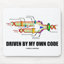 Driven By My Own Code (DNA Replication) Mousepad