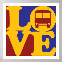 Driving a Bus Love Print