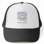 Driving into a brick wall mesh hat