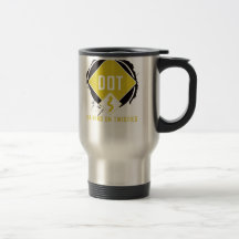 Driving On Twisties - B-Yellow Coffee Mug