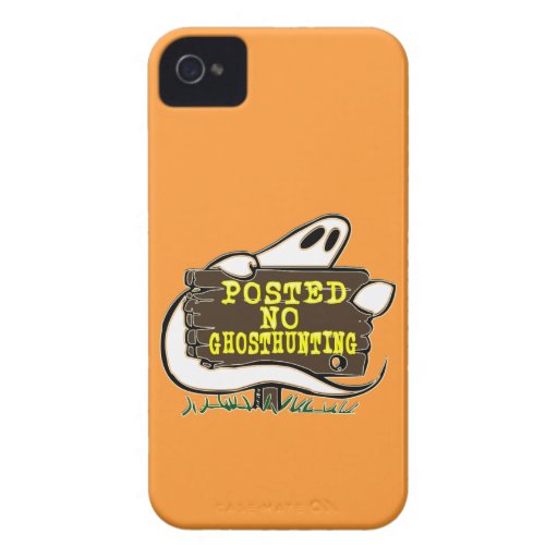 Drôle aucun signe de chasse de fantôme coques iPhone 4 Case-Mate