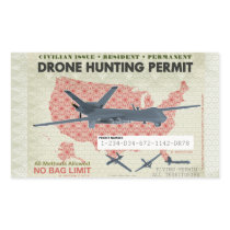 Drone Hunting Permit Stickers stickers