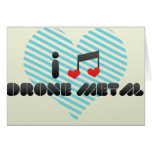 Drone Metal fan Greeting Card