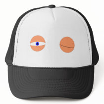 droopy eyes mesh hats