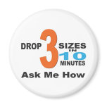 Drop 3 Sizes Button Magnets