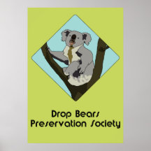 Drop Bears Preservation Society Print