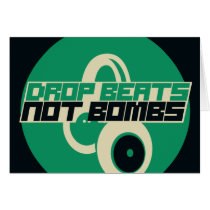 Drop Beats not Bombs Cards