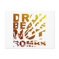 DROP BEATS NOT BOMBS EXPLOSION - DJ POSTCARDS