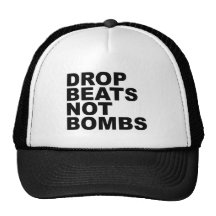Drop Beats Not Bombs Mesh Hats