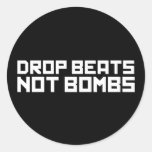 Drop Beats Not Bombs Sticker