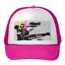 drop beats not bombs trucker hat
