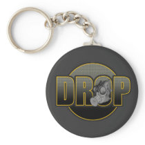 DROP DnB Drumnbass dubstep Jungle Hardstyle DJ Keychains