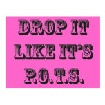 Drop it like its POTS postcard