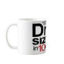 Drop Sizes in 10 Minutes Coffee Mugs
