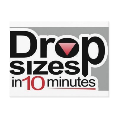 Drop Sizes in 10 Minutes Postcard by phrutcake