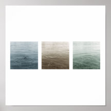 drop triptych poster
