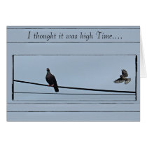 Dropping A Line Greeting Card