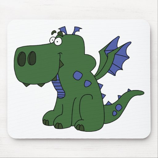 Drover the baby dragon mouse pad