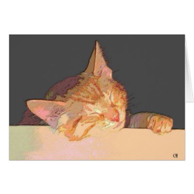 Drowsy Kitten by Cat_Lover_Boutique