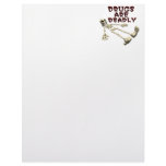 Drugs Are Deadly Letterhead Design