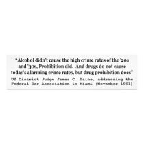 Drugs Do Not Cause Today's Alarming Crime Rates Photograph