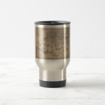 Drugstore Print Travel Mug mugs