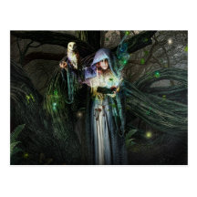 Druid Priestess Postcard