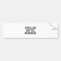 Drum and Bass Bumper Stickers