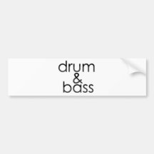 Drum and Bass Bumper Stickers