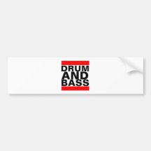 Drum and Bass Bumper Stickers